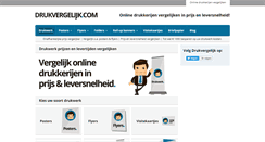 Desktop Screenshot of drukvergelijk.com